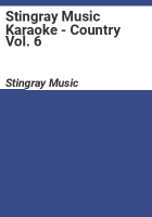 Stingray Music Karaoke - Country Vol. 6