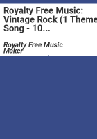 Royalty Free Music: Vintage Rock (1 Theme Song - 10 Variations)