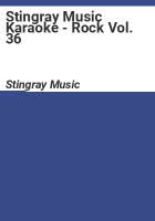 Stingray Music Karaoke - Rock Vol. 36