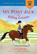 My pony Jack at riding lessons